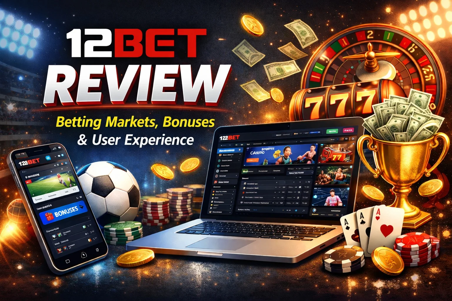 12Bet Reviews - Sports Betting, Casino Games, Bonuses